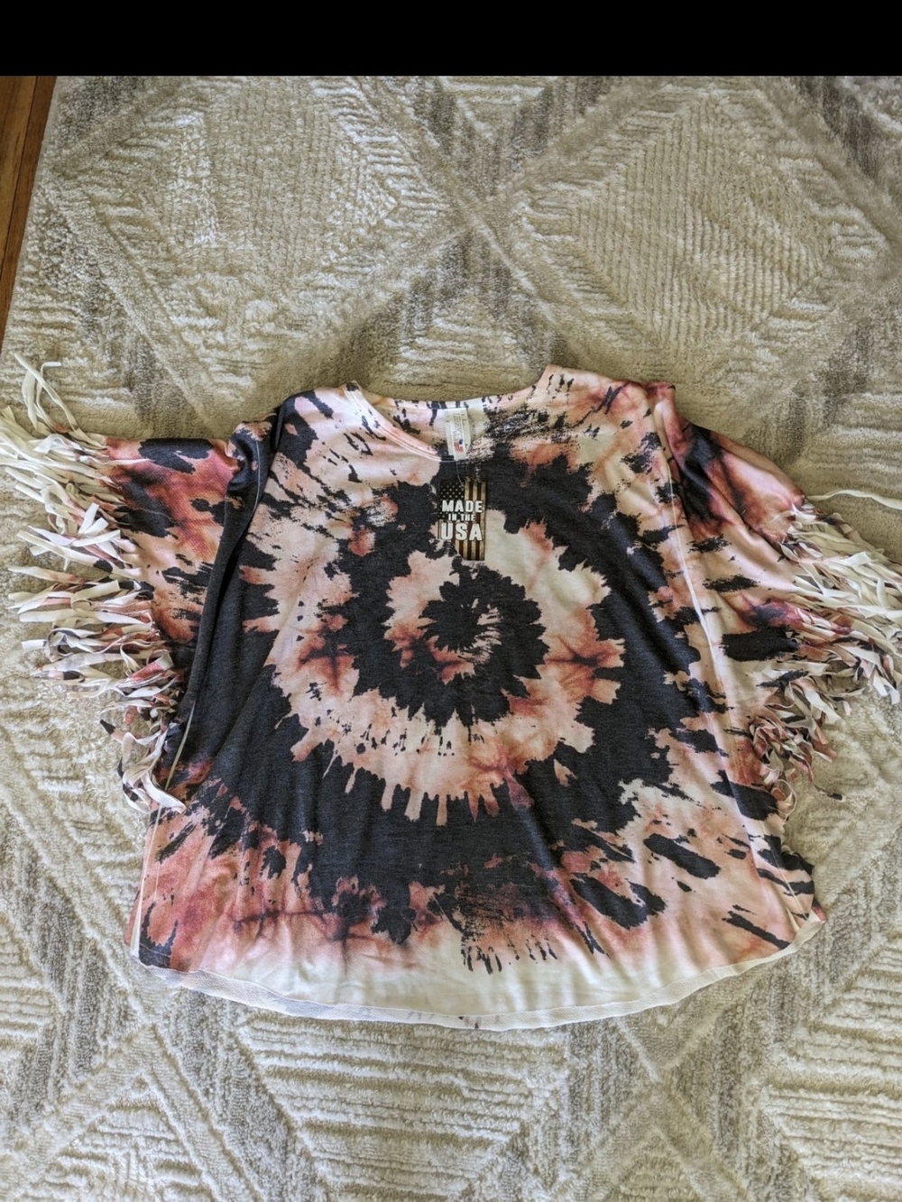 Liberty Wear Plus Size Fringe Top New With Tags 2XL/3XL